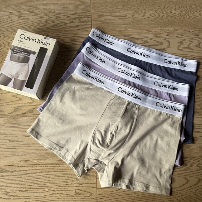Calvin Klein Mens Boxer Trunks 3-Pack