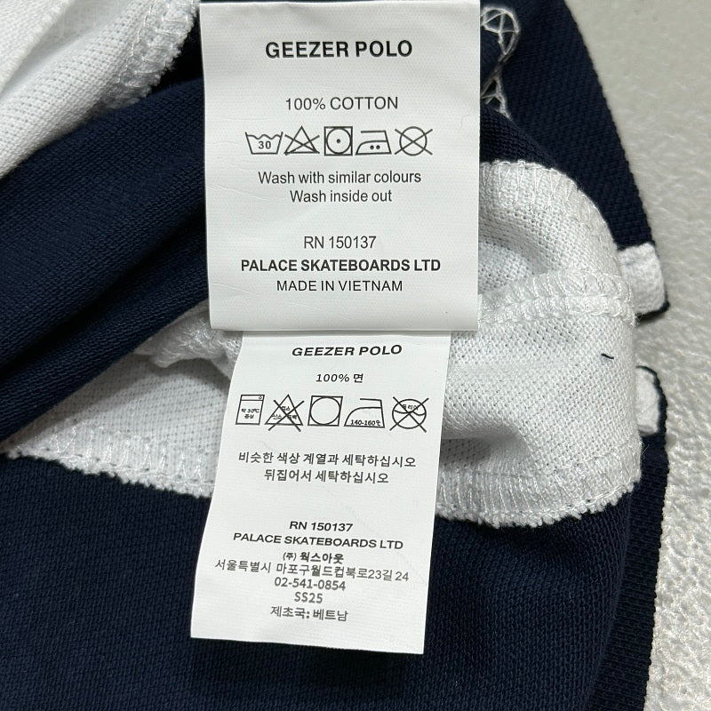 Palace Skateboards Geezer Polo - Navy