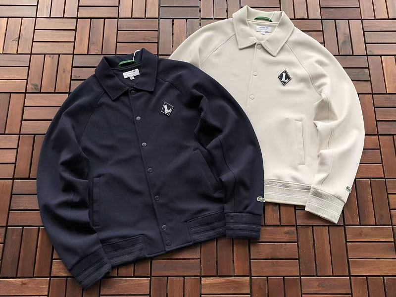 Lacoste Emblem Button-Up Jacket