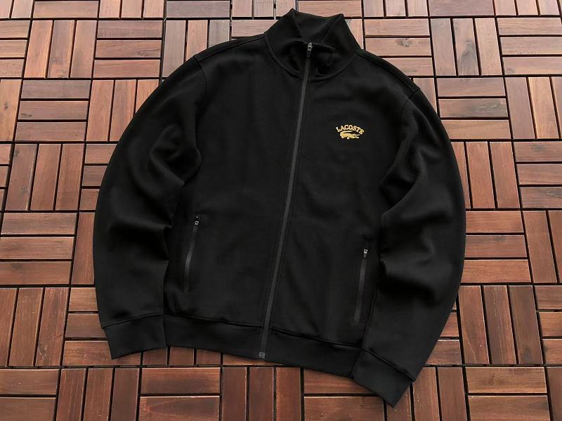 Lacoste Black Full-Zip Sweater