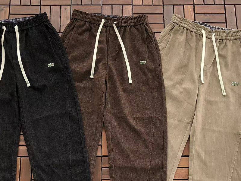 Lacoste Corduroy Drawstring Trousers