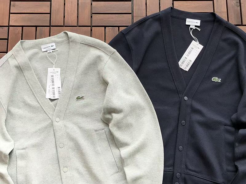 Lacoste Logo Button Cardigan