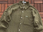 Lacoste Textured Long-Sleeve Button-Up Shirt