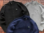 Lacoste Three-Color Full-Zip Sweater