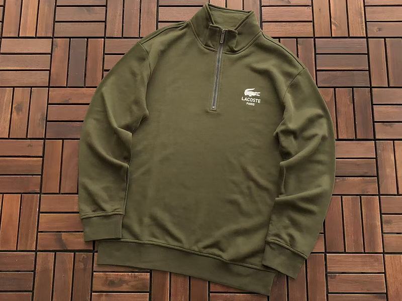 Lacoste Paris Quarter-Zip Sweater