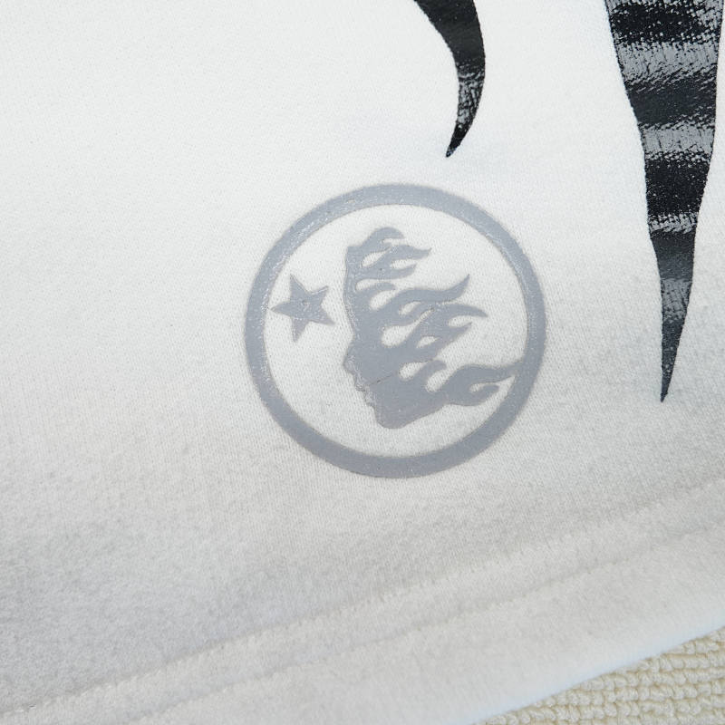 Hellstar Flame Shorts White