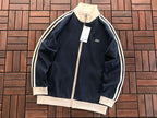 Lacoste Striped Full-Zip Track Jacket