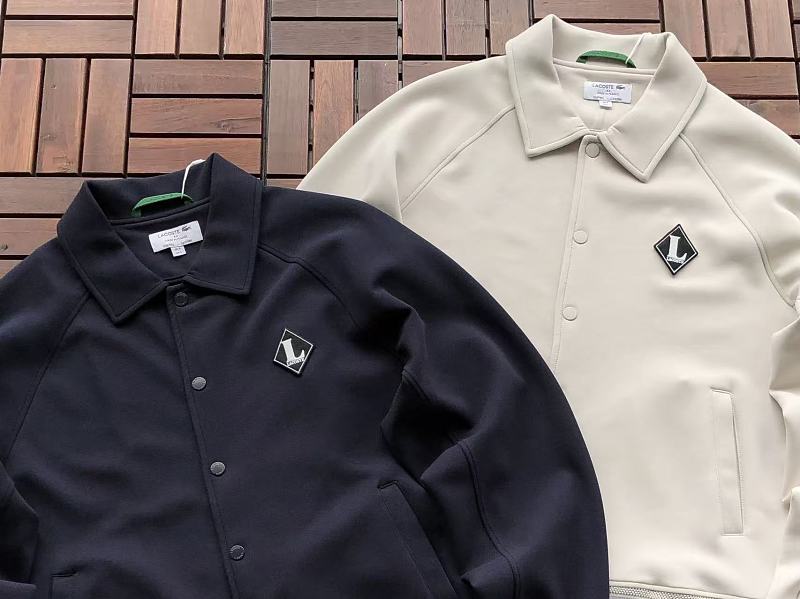 Lacoste Emblem Button-Up Jacket