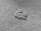 Lacoste Grey Long-Sleeve Zip Polo