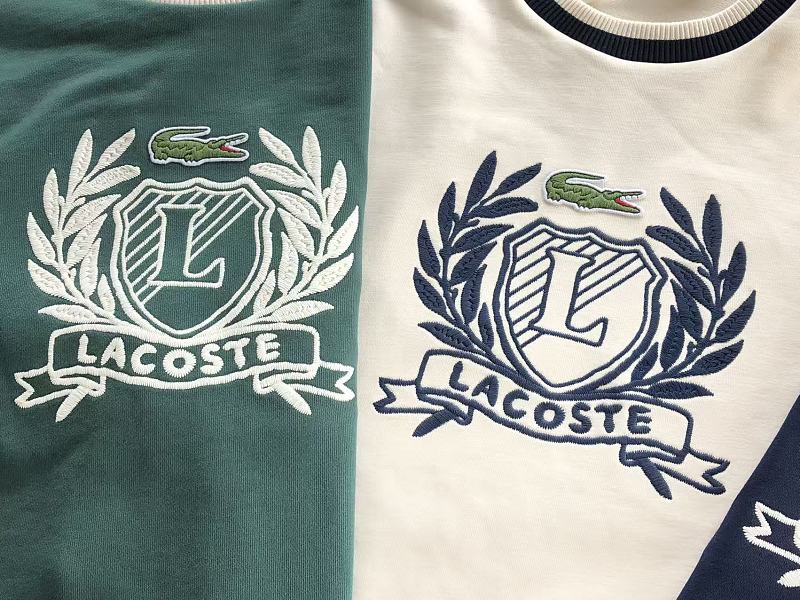 Lacoste Crest Graphic Crewneck Sweater