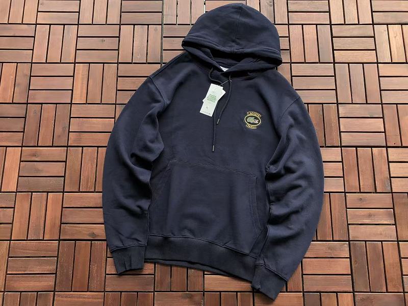 Lacoste Crest Logo Pullover Hoodie