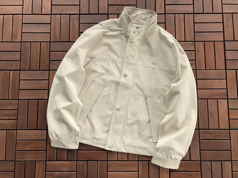 Lacoste Black Cream Utility Jacket