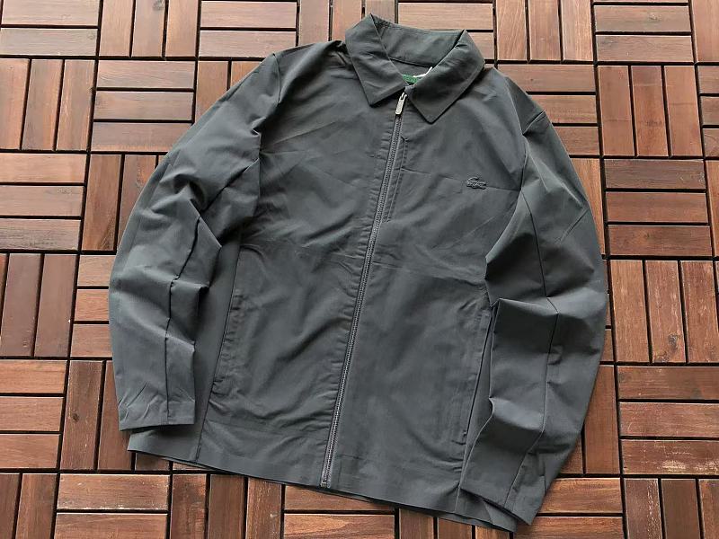 Lacoste Grey Navy Zip Jacket