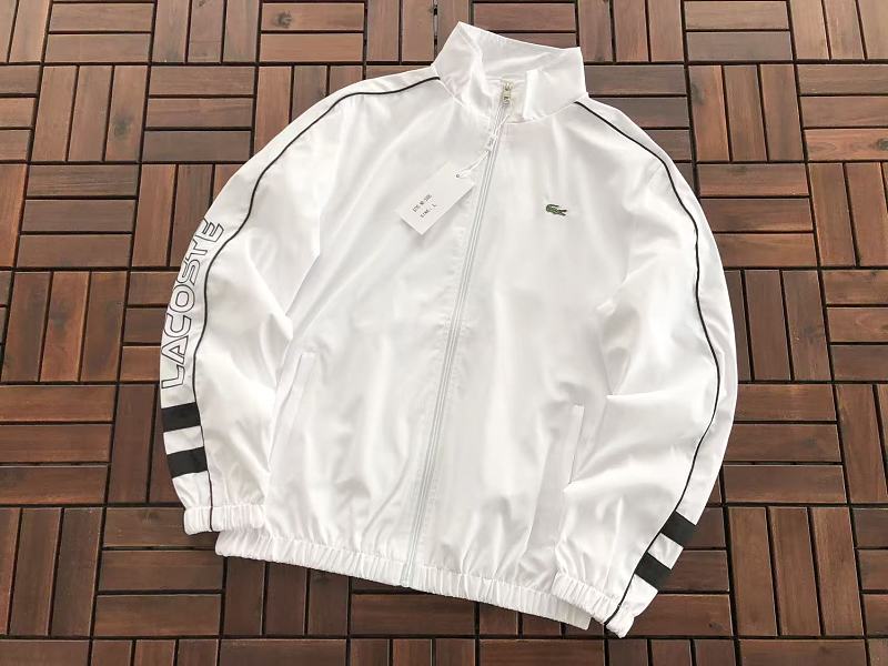 Lacoste Four-Color Logo Stripe Tracksuit Set