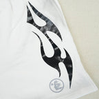 Hellstar Flame Shorts White