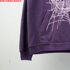 Sp5Der Web Hoodie Purple