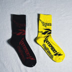 Vetements x Reebok Crew Socks - Black/Red/Yellow