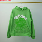 Sp5Der Web Hoodie Slime Green