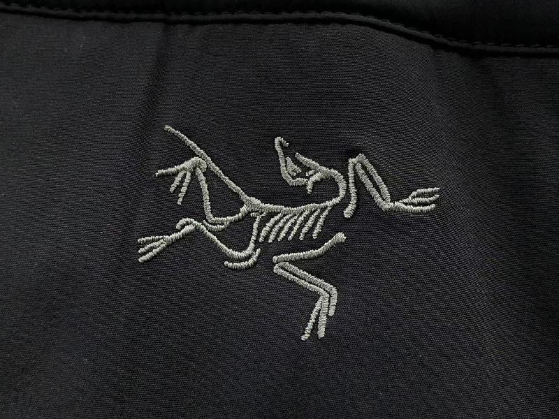 Arc'teryx Black Insulated Hooded Jacket