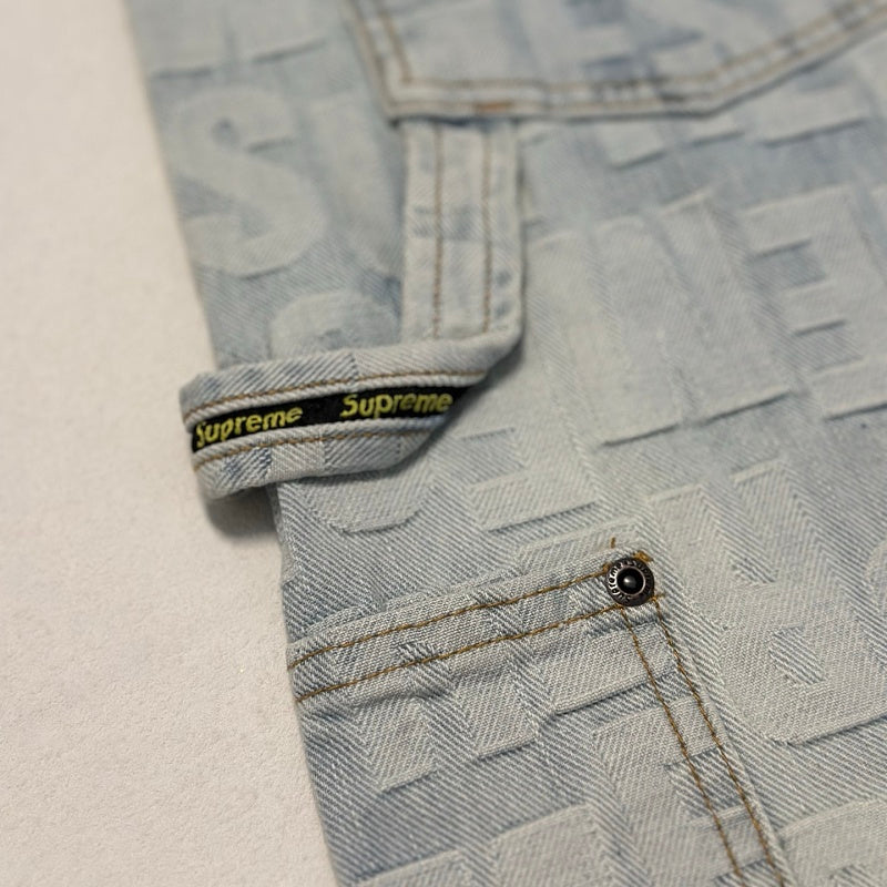 Supreme Denim Jacquard Cargo Shorts