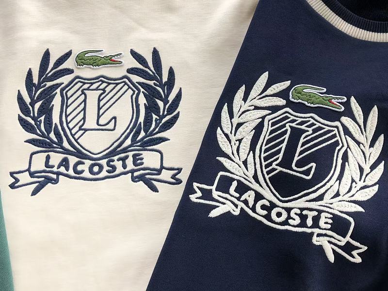 Lacoste Crest Graphic Crewneck Sweater