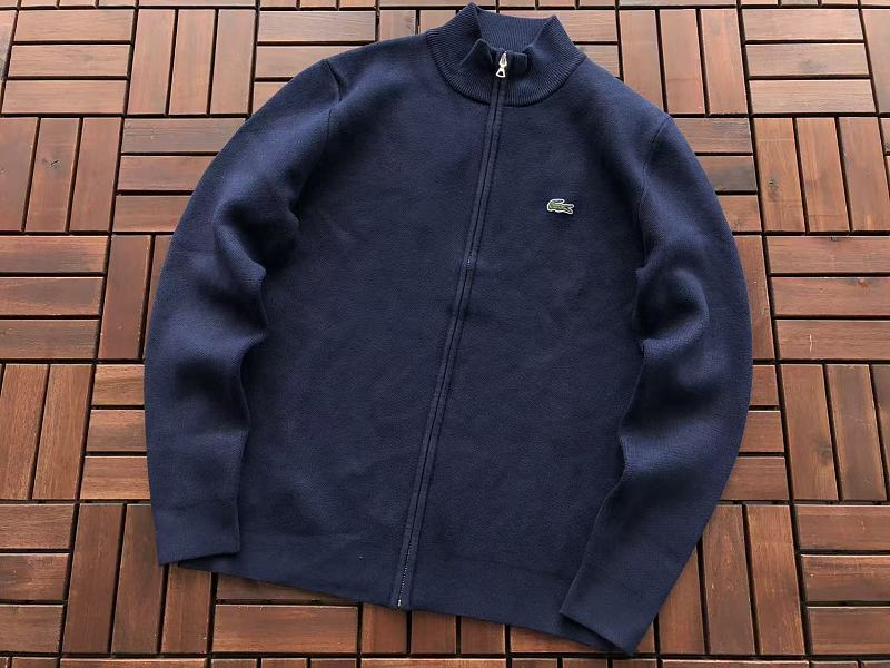 Lacoste Three-Color Full-Zip Sweater