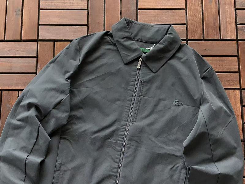 Lacoste Grey Navy Zip Jacket