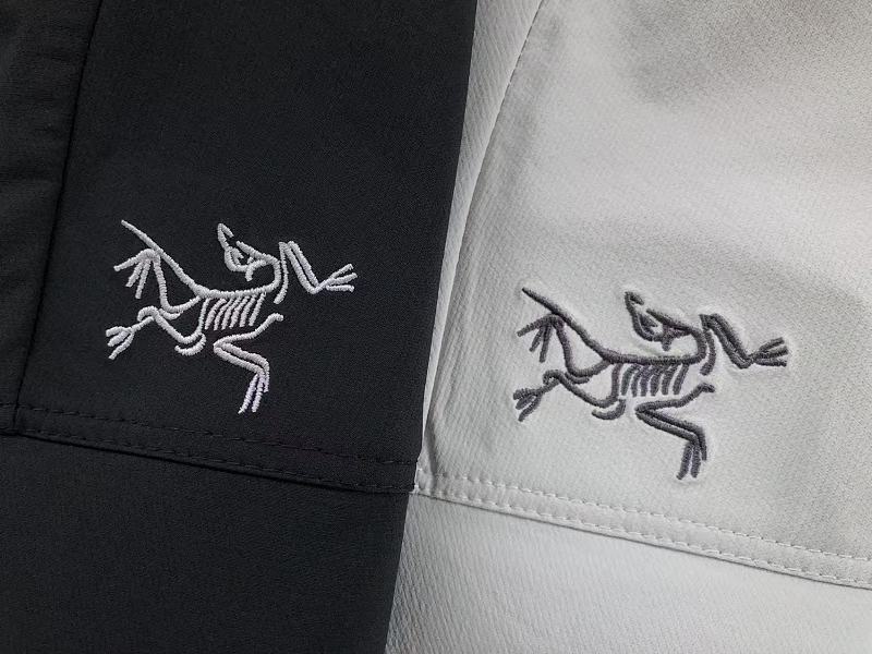 Arc'teryx Black White Logo Hooded Jacket