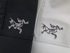 Arc'teryx Black White Logo Hooded Jacket