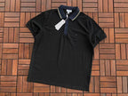 Lacoste Striped Collar Polo Shirt