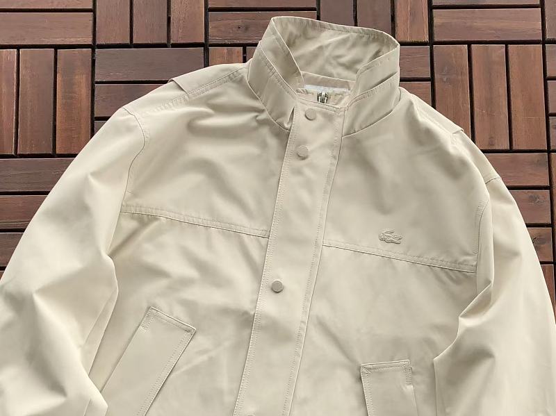 Lacoste Black Cream Utility Jacket
