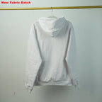 Sp5Der Rhinestone Logo Hoodie White