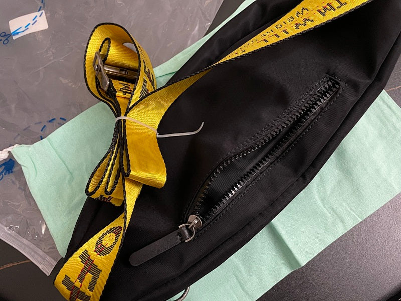 Off-White Belt Bag - Black/Yellow
