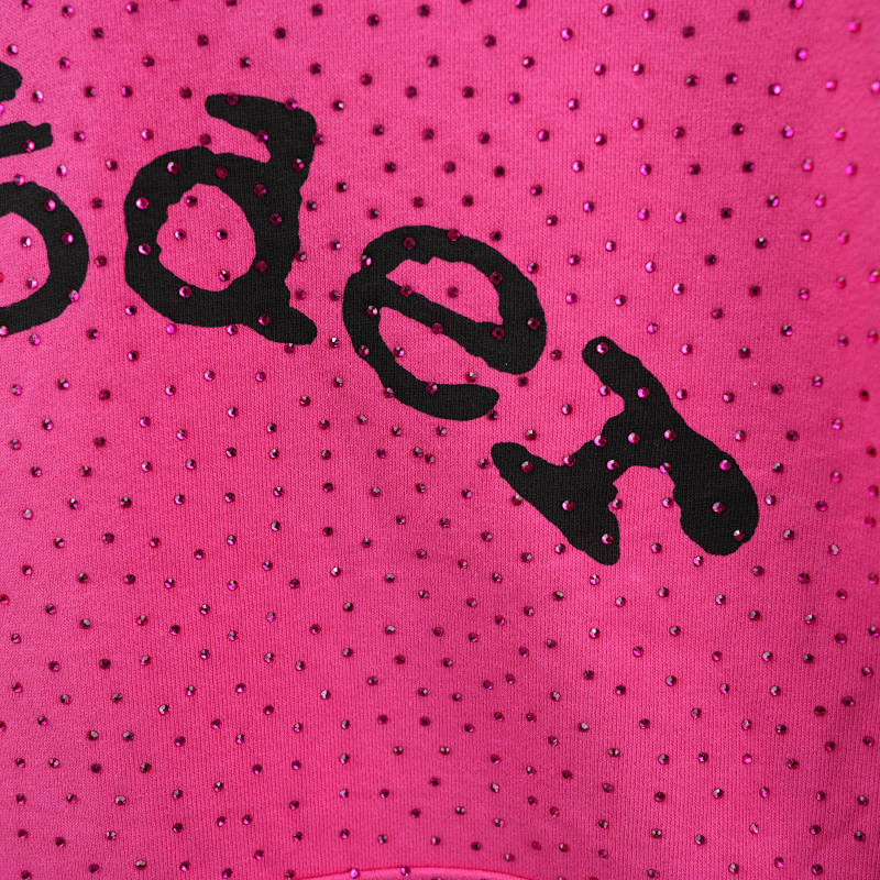 Sp5Der Vvs Hoodie Pink