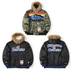 Supreme Basketball Fur-Trim Hooded Bomber Jacket