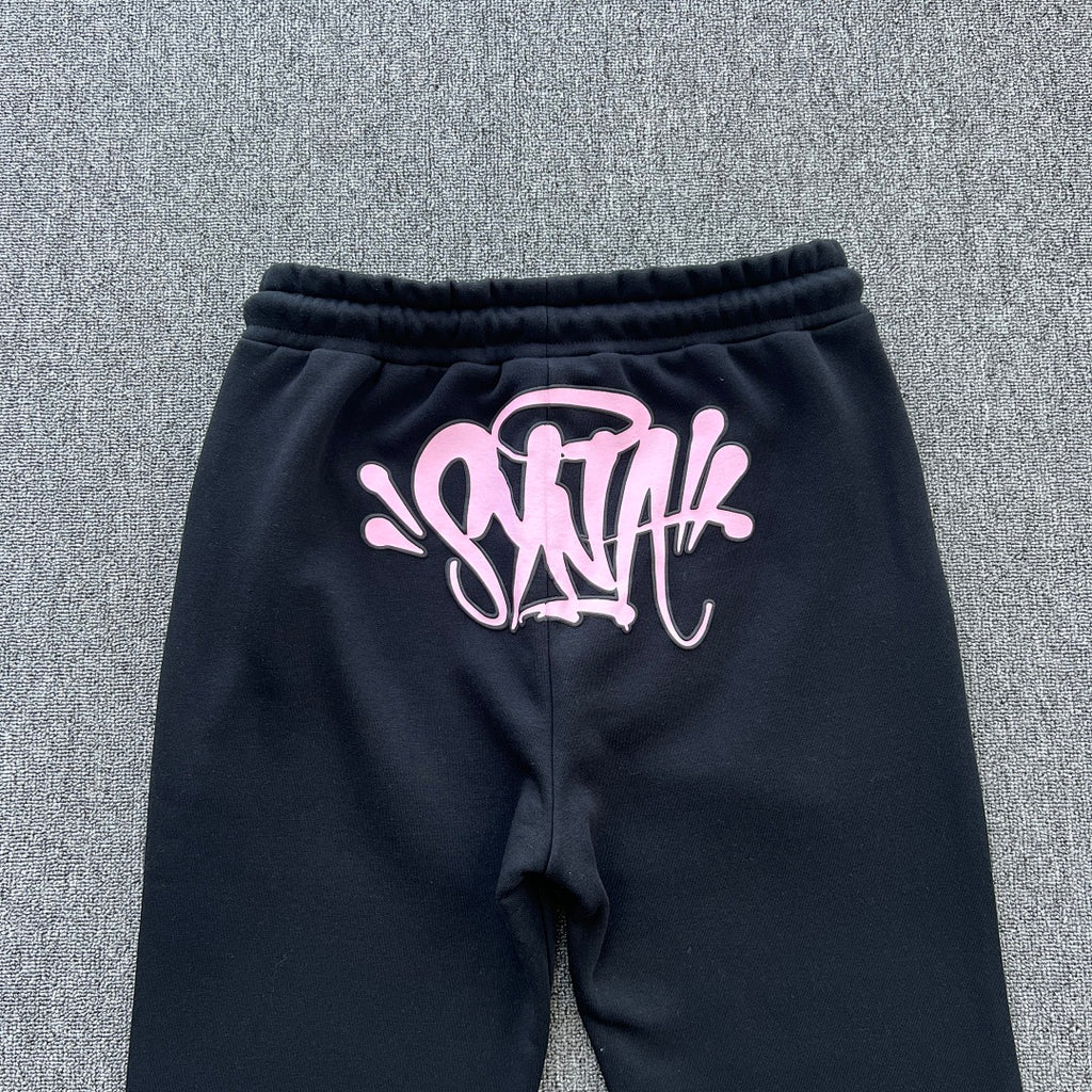 Hoodie Set Black Pink