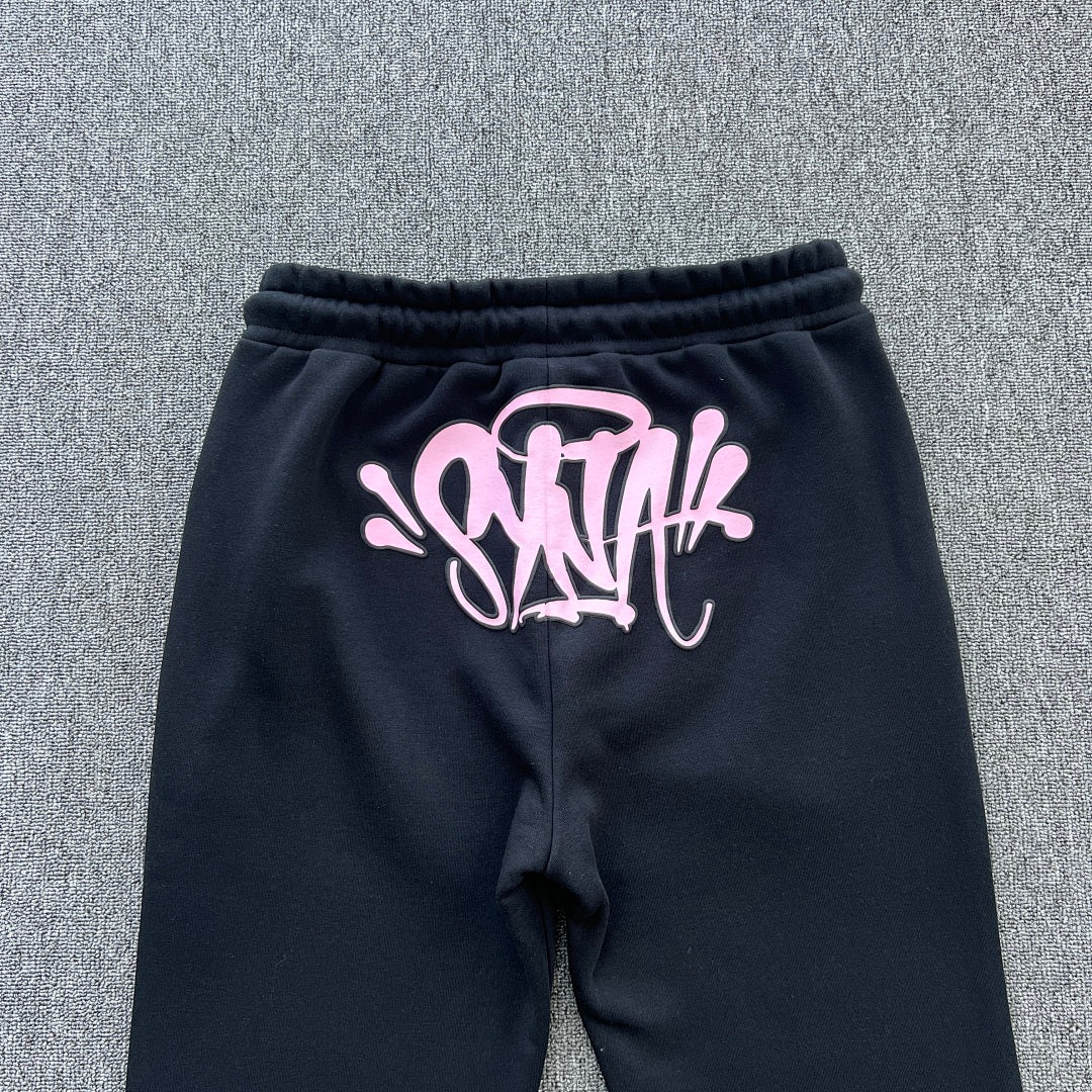 Hoodie Set Black Pink