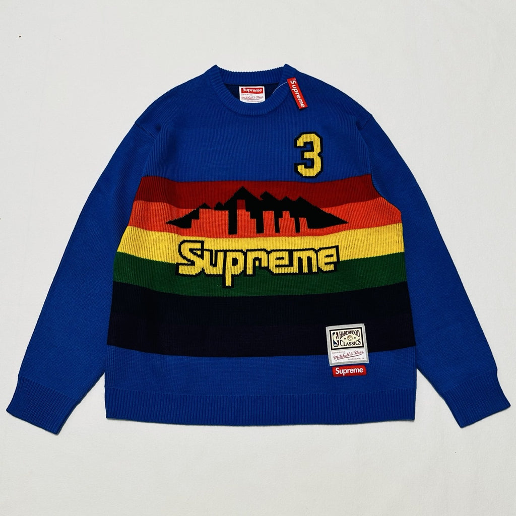 Supreme Denver Nuggets Rainbow Knit Sweater