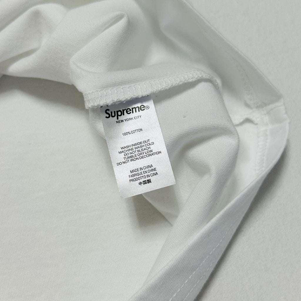 Supreme Multicolor Text Ringer T-Shirt