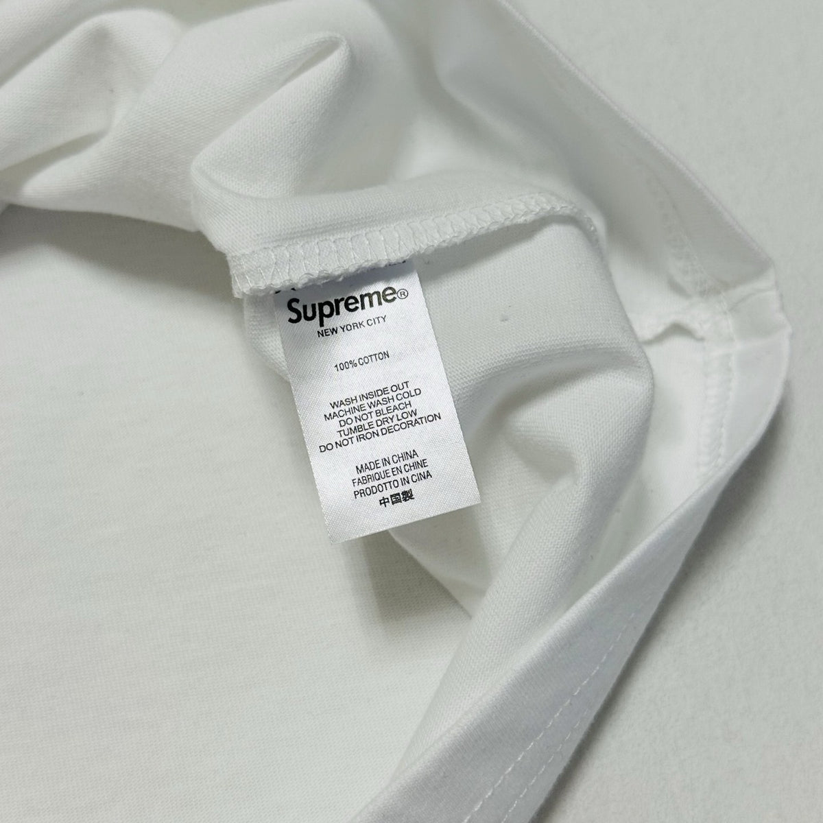 Supreme Multicolor Text Ringer T-Shirt
