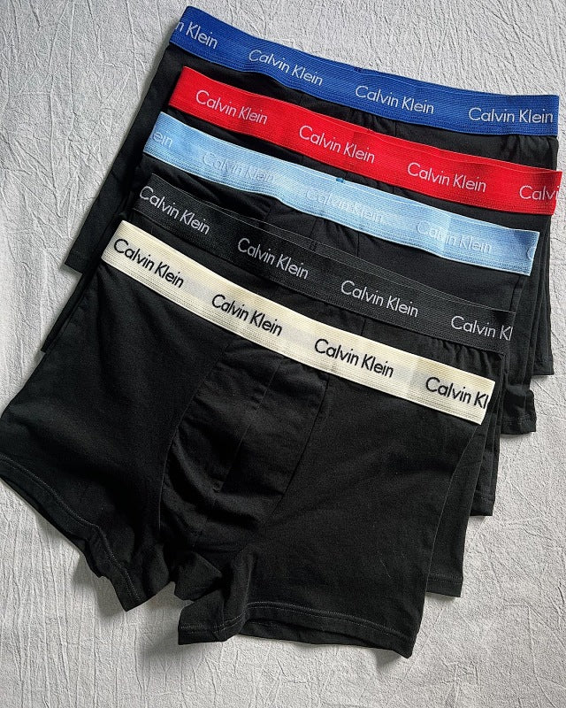 Calvin Klein Boxer Briefs 5-Pack - Black/Multi