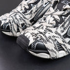 Balenciaga Track Sneaker - White/Black Logo Print