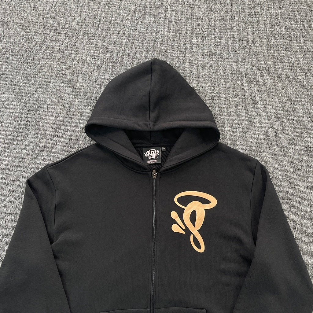 Zip Hoodie Rose Gold