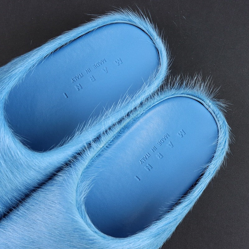 Marni Fussbett Sabot - Light Blue