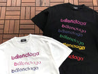 Multicolor Logo Balenciaga T-Shirt