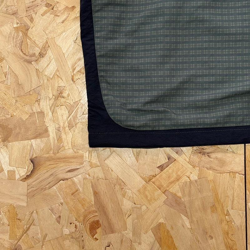Mertra Asymmetrical Plaid - Dark Teal