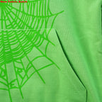 Sp5Der Web Hoodie Slime Green