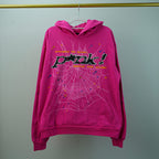 Sp5der P*NK Hoodie Pink