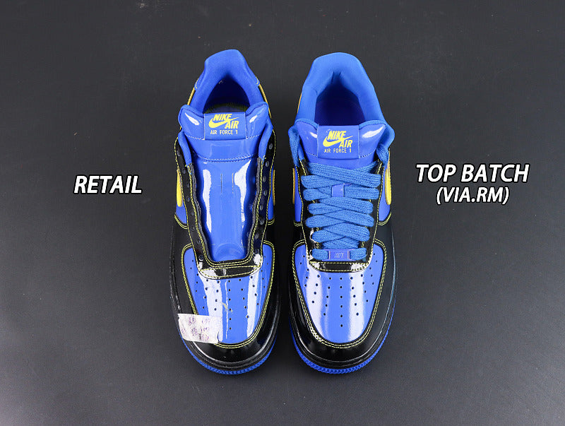 Nike Air Force 1 Low - Black/Hyper Blue/Yellow