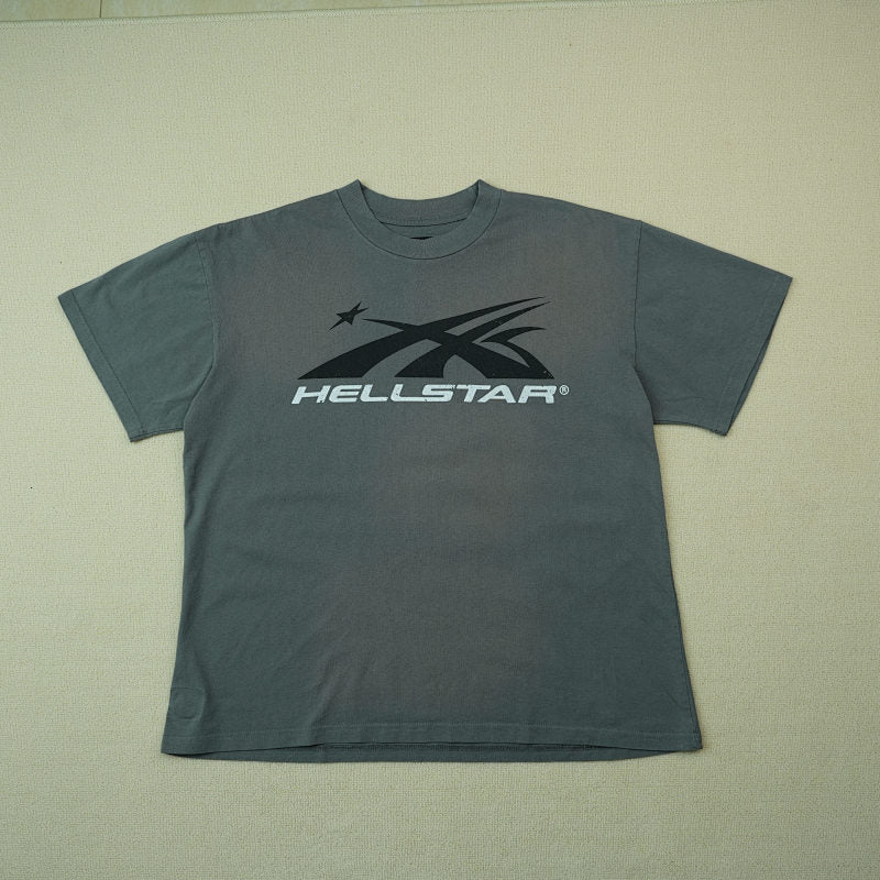 Hellstar Sport Logo T-Shirt Grey